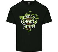 Farts Are The Ghosts Di Cibo Divertente Flatulence Farting Uomo Cotone T-Shirt A