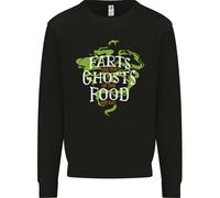 Farts Are The Ghosts Di Cibo Divertente Flatulence Farting Uomo Felpa Maglione