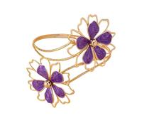 Faruodis Bracciali per la parte superiore del braccio, stile vintage, egiziano, con fiore cavo, bracciale, bracciale, catena per il corpo, gioielli per le donne, Misura unica, Metallo, Nessuna pietra