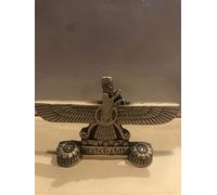 Farvahar foruhar zartosht statua fatta a mano ahura Mazda bel regalo, avorio, 12,7 x 7,6 cm
