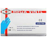 Farvisan Guanti in Vinile con Polvere Taglia L da 100 Pezzi