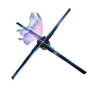 Faryuan 3D Led Ventilatore, Grafica 3D Foto e Video, 1600x616 Alta Risoluzione & 616 Perline Pubblicità Display per Affari, Fiera commerciale, Negozio, Negozio, Vacanze di Natale, Bar (56cm)