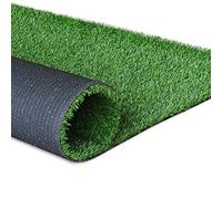Fas Home Erba artificiale (dimensioni personalizzate 1,8 cm), 0,9 m x 3 m, tappeto sintetico per interni ed esterni, facile installazione, multiuso Astroturf, tappeto erboso per cani con fori di