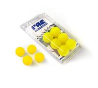 FAS PENDEZZA Blister 10 Palline Calcio Balilla - Set di 10 Palline, Diametro 36 mm, Peso 19 g, Compatibili con Biliardini e TamTam (Giallo)
