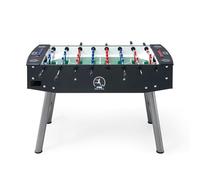 FAS PENDEZZA Calcio Balilla Fun - Qualità da Competizione, Biliardino Professionale Uso Interno, Campo in Vetro Temperato, Mobile in Legno Laminato, cm 146x78x76, Include 5 Palline