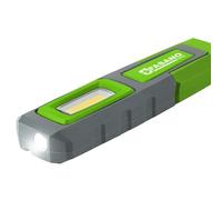 FASANO Tools Lampada LED Ricaricabile Professionale, 600/200 Lumen, Base Magnetica Orientabile 180°, LED Frontale e Superiore, USB-C, Verde/Grigio