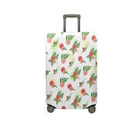 Fasbuy Copri Valigia Travel Elastico, Fiori 3D Coprivaligia Anti-Polvere Lavabile, Cover Valigia per 18-32 Pollici Proteggere Bagaglio Copri Trolley per Media e Grande (Garofano,M)