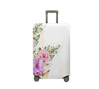 Fasbuy Copri Valigia Travel Elastico, Fiori 3D Coprivaligia Anti-Polvere Lavabile, Cover Valigia per 18-32 Pollici Proteggere Bagaglio Copri Trolley per Media e Grande (Peonia,S)