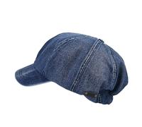 Fasbys Denim Cotone Newsboy Cappelli Donne, Vintage Unisex Ivy Flat Painter Beret cap Summer Visor Sun Hats