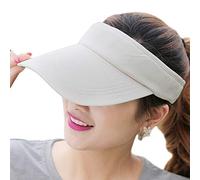 Fasbys Visiera sportiva da donna e ragazza, traspirante, a tesa lunga, vuota, per fare jogging