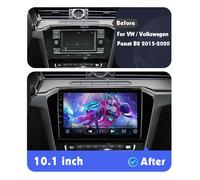 Fascas autoradio da 10.1 pollici per VW Volkswagen Passat B8 Magotan 2014 + Stereo Dash Frame montaggio montaggio deflettore Trim Kit 2 din