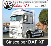 Fasce adesive per cabina DAF XF 480 e XF 530 By Colorkit - 001489