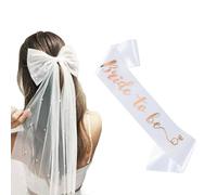 Fasce alla moda in stile unico per sposa, addio al nubilato, accessori essenziali per matrimoni e damigelle d'onore, Set oro rosa, Taglia unica