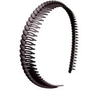 Fasce antiscivolo da donna con pettine a denti per uno styling versatile Cerchietto per capelli semplice comodo
