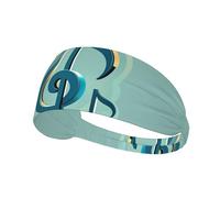 Fasce antisudore per uomo e donna con stampa di note musicali, per esercizi, basket, corsa, fitness, fasce antiscivolo