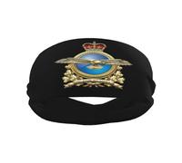 Fasce antisudore sportive della Royal Canadian Air Force per uomo e donna, fasce da polso elastiche antiscivolo, fasce per la testa per basket, tennis, allenamento in palestra, yoga, assorbenti e t
