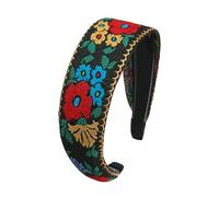 Fasce boho per capelli da donna, fascia boho ricamata per capelli da donna, etnica vintage per tutte le stagioni, accessorio per capelli per ragazze, abbigliamento quotidiano
