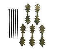 Fasce Camouflage per Casco | 5 Pezzi Fasce Fogliame Mimetico per Occultamento Zaini | Decorazione Cappelli con 5 Fascette | Ideali per Caccia Esercitazioni Campo Deserti Giungle