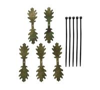 Fasce Camouflage per Casco | 5 Pezzi Fasce Fogliame Mimetico per Occultamento Zaini | Decorazione Cappelli con 5 Fascette | Ideali per Caccia Esercitazioni Campo Deserti Giungle
