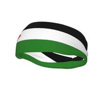 Fasce con bandiera palestinese Fasce per lo sport Fascia per capelli traspirante per allenamento Fascia per capelli Fascia per capelli Fascia per capelli da corsa