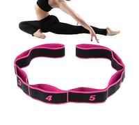 Fasce da allenamento - Fascia elastica numerata a 8 sezioni, Fasce di resistenza per l'allenamento, per allenamnto della muscolare Donna Uomo Palestra a casa Yoga Pilates Braccio Indietro Gamba