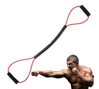 Fasce da boxe, attrezzatura per allenamento della boxe, corda di trazione resistente per allenamento della forza, corda per allenamento agility con comode impugnature per la palestra