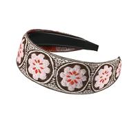 Fasce da donna bohémien,Fasce da donna bohémien,Fasce da donna in tessuto con ricamo floreale - Copricapo vintage fatto a mano, accessori per capelli per ragazze per la maggior parte dei pei