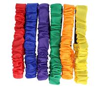 Fasce da Gara a 3 Gambe, Legged Race Bands per Adulti Bambini Con Gambe Cordino Elastico Gioco Elastiche Adesivi Magici per Sportivo Corse Podistica Staffetta Giornata Sul Campo Giochi Squadra 6 Pezzi