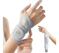 Fasce da polso, fascia da polso con apertura morbida per il pollice, polsiera in rete traspirante sottile da 0.5 mm, protezione per il polso per tendinite lieve, sport, lavoro e sonno