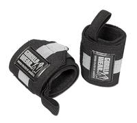 Fasce da polso ultra Nero/Grigio - Gorilla Wear