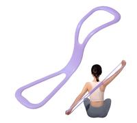 Fasce di allungamento - Corda di Pilates a forma di 8 | Fasce di Yoga ed Esercizio per lo stampaggio del corpo, ideali per fianchi gamba Spalla Indietro Braccio Casa Studio Viaggio Appartamento