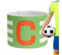 Fasce di Capitano di Calcio, Braccialetti di Capitano per Calcio, Fascia da Capitano Sportiva per Calcio | Fasce regolabili del giocatore Anti-caduta, Braccialetti elastici del Capitano di ac