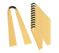 Fasce di gomma di ricambio per fionda da pietra, 12 pezzi, 2,0 mm, per elastici piatti, spessi, catapulte, elastici, ricambio professionale in lattice naturale
