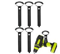 Fasce di Immagazzinaggio Wrap It - Cinghie per Cavi e Cordami da Stoccaggio 5 Pezzi | Legature a Cavo Forti e Anello Appendino Gestione dei Tubi per Piscina Giardino Officina Garage