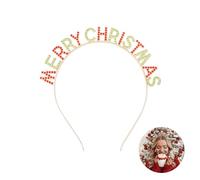 Fasce Di Natale Per Adulti, Fascia Di Natale, Buon Natale, Accessori Per Capelli Di Natale, Fasce Di Natale Per Le Donne, Copricapo Di Natale, Fasce Di Natale Scintillante Strass Tiara Bauble Regalo