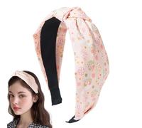 Fasce di Pasqua per bambini - Accessori per capelli annodati con stampa di uova di coniglietto carine fasce | Fascia Happy Easter da donna accessorio decorativo per il ca