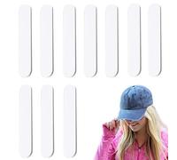 Fasce di regolazione del cappello,Regolatore della dimensione del cappello - Nastri di riduzione dei cuscinetti adesivi per taglie dei cappelli da 10 pezzi - Inserti di regolazione delle fasce di
