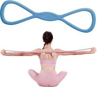 Fasce di resistenza a forma di 8 per donne, fasce di resistenza per l'allenamento di tutto il corpo per adulti, adatte per esercizi, braccia e yoga per tutto il corpo
