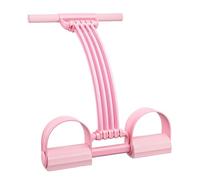 Fasce di resistenza ai pedali - Allenamento fitness pieghevole da 51 cm, corda elastica per esercizi per tutto il corpo, pedali antiscivolo Supporto per presa sicura,