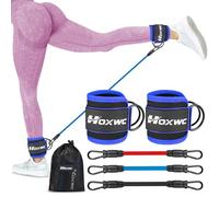 Fasce di resistenza alla caviglia con polsini per allenamento glutei, allenamento fitness per gambe e fianchi, fasce per esercizi per sollevamento glutei da donna