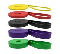 fasce di resistenza con maniglie Le fasce di resistenza in TPE impostano una resistente(5 PCS SET)