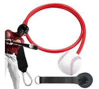 Fasce di resistenza da baseball, per allenare la del braccio, 120 cm, elastica, per esercizi di stretching, manici regolabili per allenamento di baseball, softball