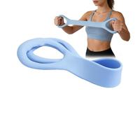 Fasce di resistenza da donna a forma di otto, fascia elastica antiscivolo da 9 kg, per stretching e yoga | Pilates Yoga Calisthenics casa palestra