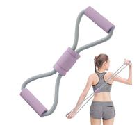 Fasce di resistenza | Fasce di esercizio a forma di 8 con manici per allungamento, attrezzature per il fitness antiscivolo per l'allenamento della tonificante muscolare Yoga Palestra Viaggio