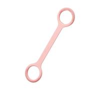 Fasce di resistenza Figura 8 Corda elastica in silicone per allenamento | Fascia di resistenza da 6,8 kg con manici, per casa, palestra, fitness, esercizi, yoga, allenamento, braccia