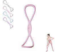 Fasce di resistenza Luminousdo, fasce for esercizi a forma di 8 for donne e uomini, Victoriousact/Familiarn/Novealcrbe, fascia di espansione for il torace for l'allenamento, braccia(Pink-25lb)