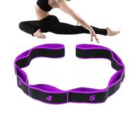 Fasce di resistenza per esercizi, cintura elastica numerata in nylon, design di tracciamento dei progressi, attrezzatura per allenamento a casa, dispositivo di condizionamento della , per