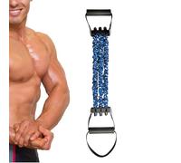 Fasce Di Resistenza Per Esercizio | Allungatore Di Resistenza A 3 Fori Per Stretching Del Corpo - Espansore Pettorali Regolabile Alta Elasticità Per Interni Allenamento Muscolatura Con Pedali