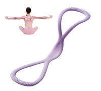 Fasce di resistenza per le donne | Elastici in silicone a forma di 8 per stretching, cinghie di esercizio per il torace, schiena, spalle, braccia, gambe, stretching rinforzo, pilates condizionamento
