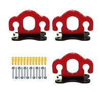 Fasce di resistenza per montaggio a parete, fasce di resistenza Hooks - Supporto da parete - Gancio per cintura - ad alte prestazioni - Amache - Set di 3 attrezzi per l'allenamento